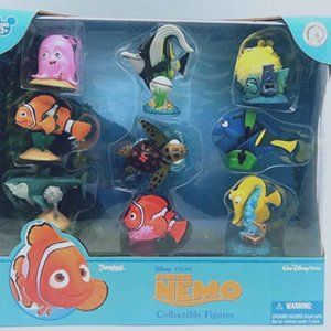 Disney Finding Nemo Figurines, 9 piece set